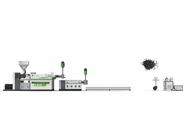 Single Stage Plastic Scrap Extruder Machine